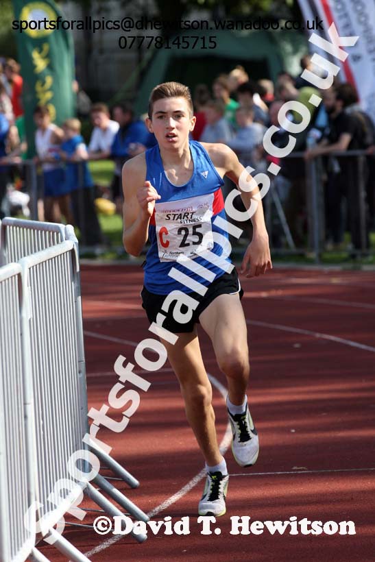 Mens under-17s, Northern Road Relays, Blackpool. Photo: David T. Hewitson/Sports for All Pics